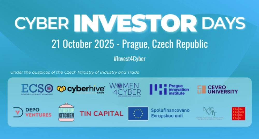 CRIK partnerem prestižní mezinárodní akce ECSO Cyber Investor Days in Prague